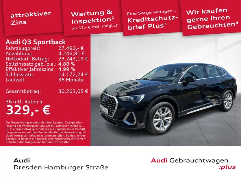Audi Q3 47.989 km 26.285 € Dresden 01067