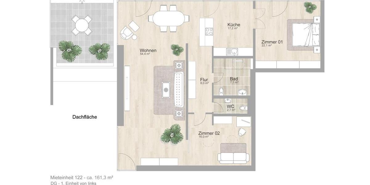 Penthouse mit Personality – Platz für DEINE Ideen & eine Aussicht zum Verlieben! 3 zimmer