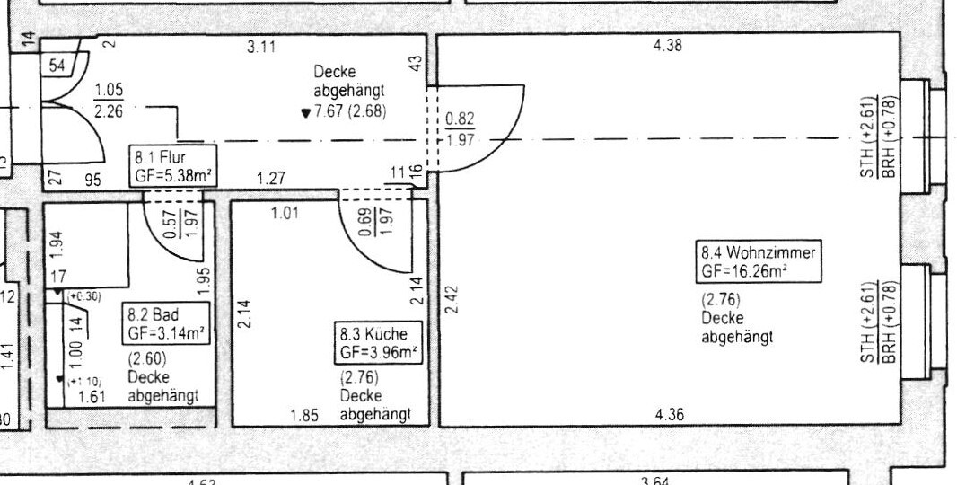 Balkonwohnung in ruhiger Lage 2 zimmer