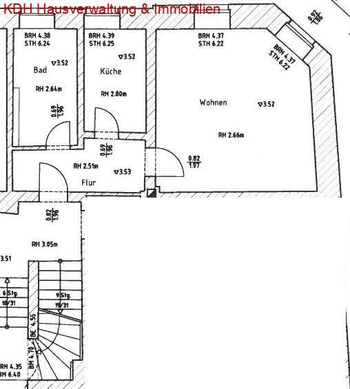 Etagenwohnung Glashütte - 1 Zimmer, 37 m&sup2;, 245&euro; | Angebot:24623607