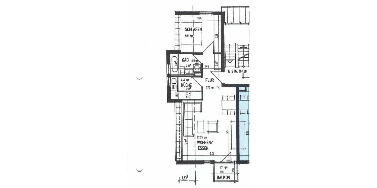 Dachgeschoßwohnung Dresden Prohlis - 2 Zimmer, 54 m&sup2;, 156.000&euro; | Angebot:27493887