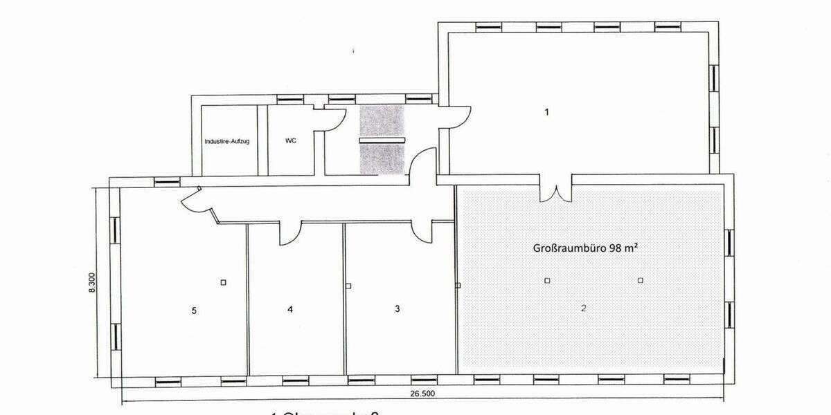 In Autobahnnähe: Büroflächen in unterschiedlicher Größe 1 zimmer