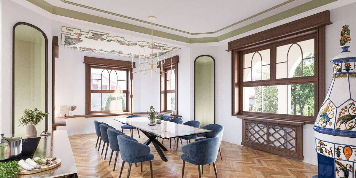 Etagenwohnung Dresden Pieschen-Nord/Trachenberge - 5 Zimmer, 170 m&sup2;, 1.100.000&euro; | Angebot:26685205
