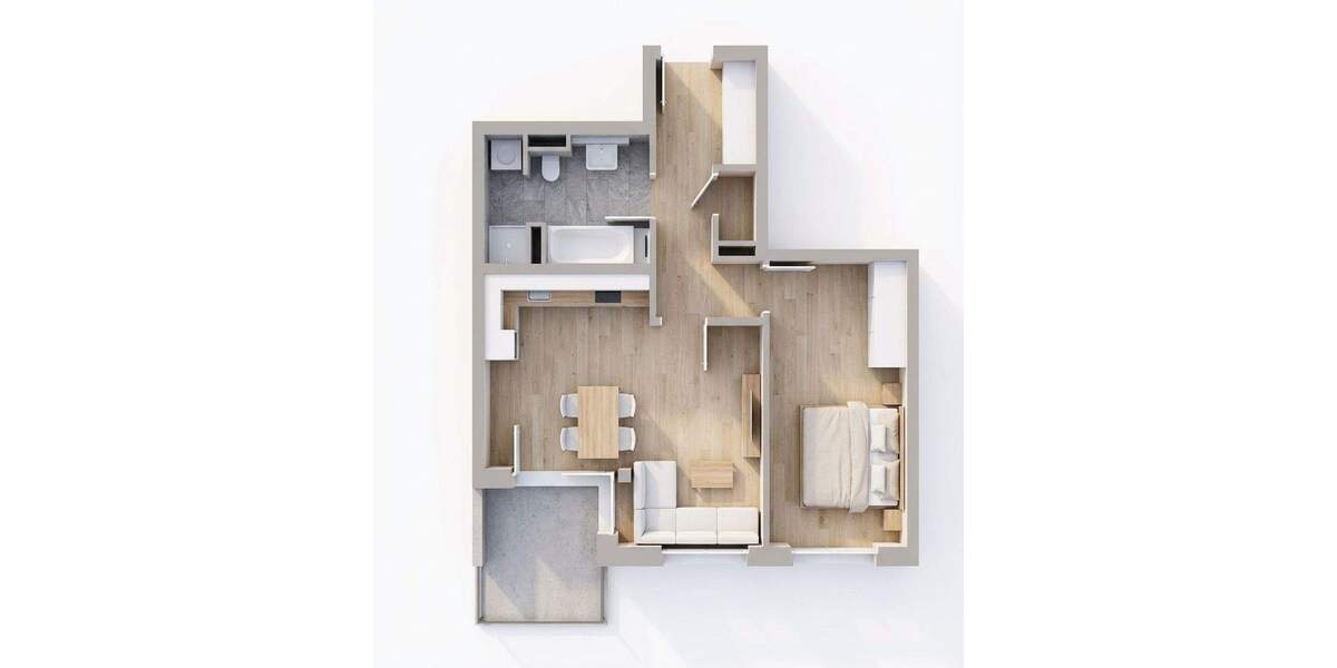 Etagenwohnung Dresden Naußlitz - 2 Zimmer, 56 m&sup2;, 334.700&euro; | Angebot:25738479