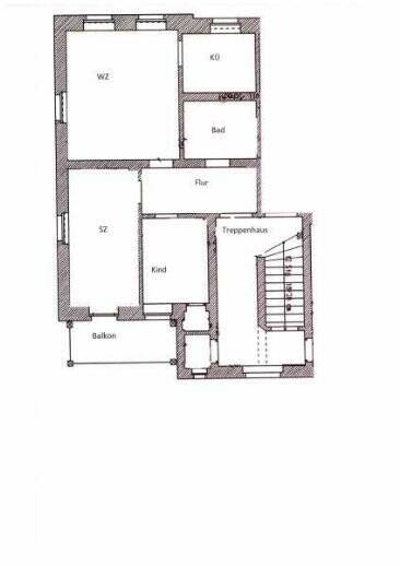 Etagenwohnung Meißen Cölln - 3 Zimmer, 56 m&sup2;, 350&euro; | Angebot:25770048