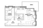 Etagenwohnung Dresden Seevorstadt-Ost/Großer Garten - 2 Zimmer, 51 m&sup2;, 715&euro; | Angebot:26674082