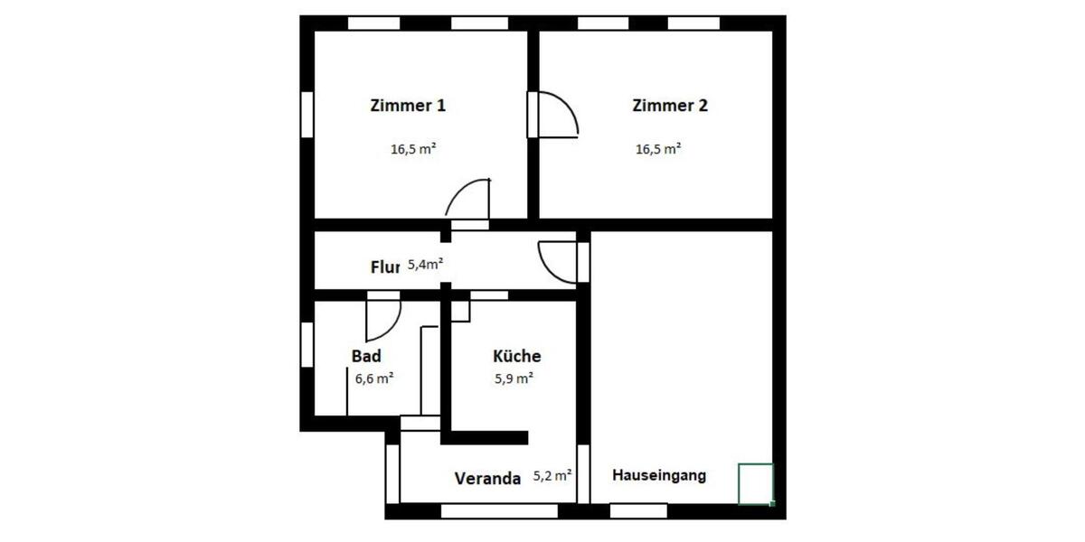 56 m2 möblierte Wohnung zur Kurzzeitmiete DD Klotzsche 2 zimmer