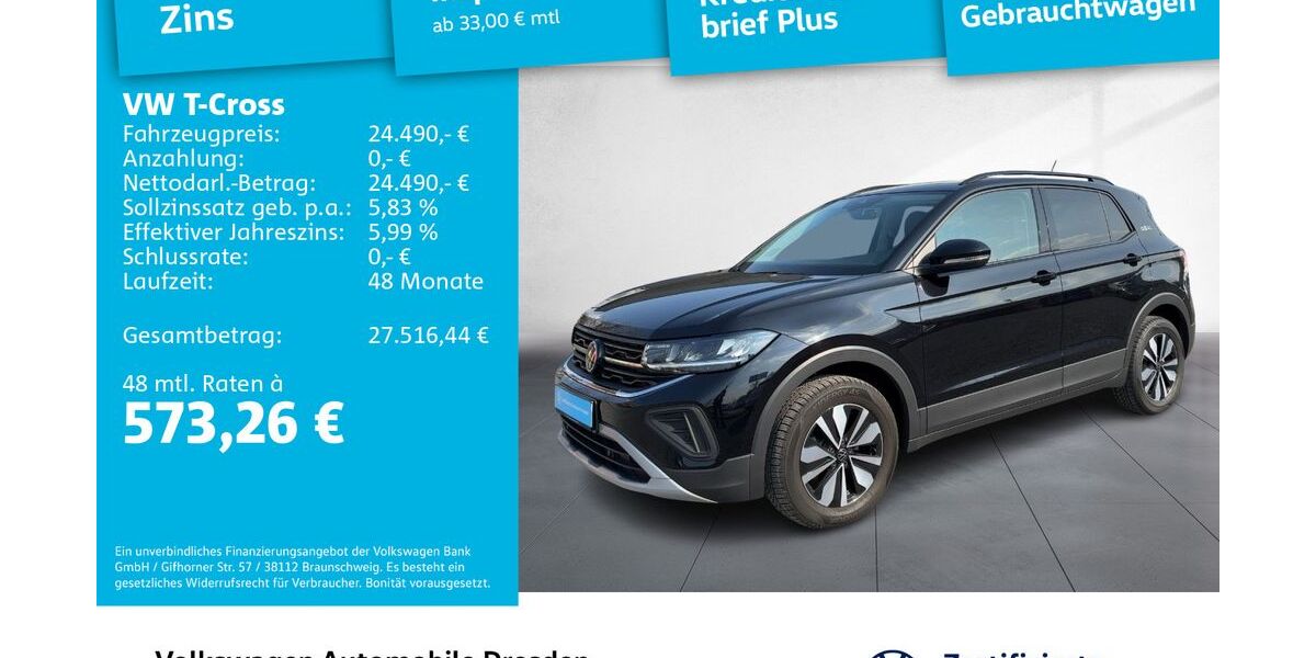 VW T-Cross 9.148 km 24.490 &euro; Dresden 01067