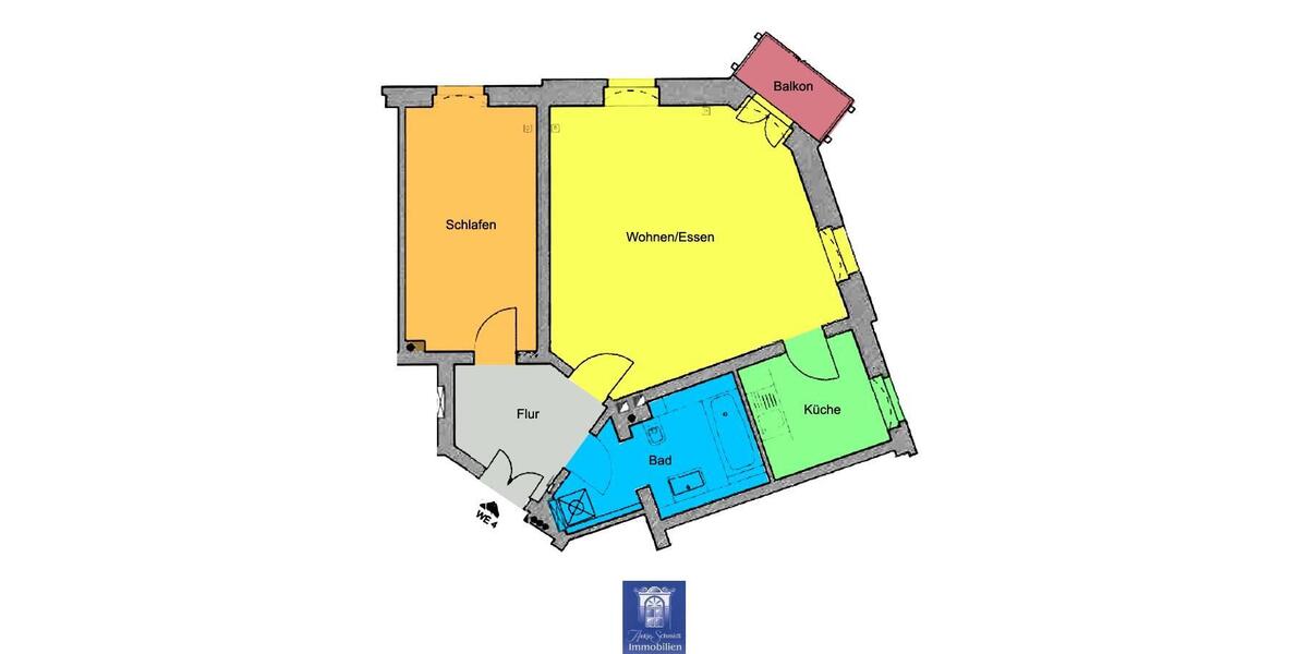 Etagenwohnung Coswig - 2 Zimmer, 64 m&sup2;, 625&euro; | Angebot:26448772