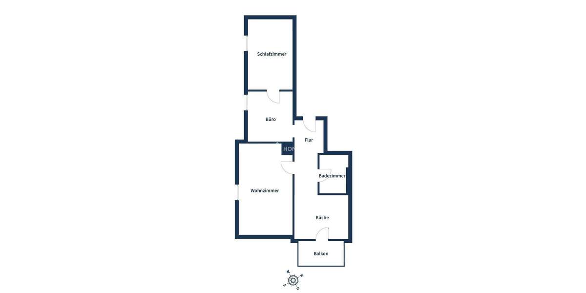 Etagenwohnung Dresden Cotta - 3 Zimmer, 56 m&sup2;, 119.000&euro; | Angebot:24875154