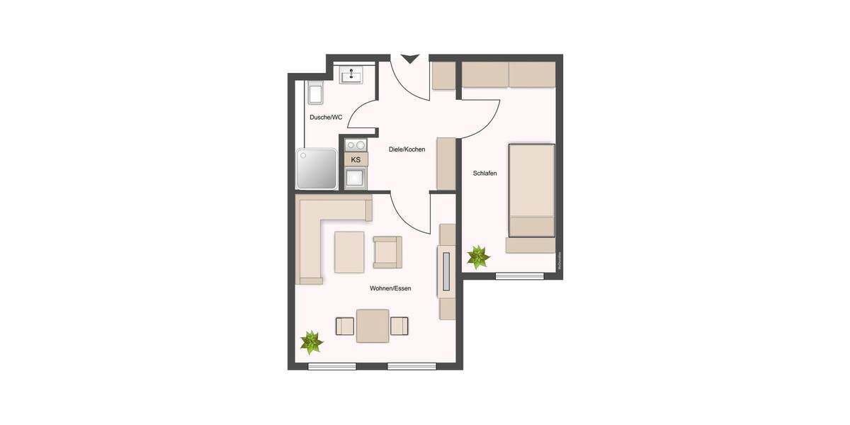 Etagenwohnung Dresden / Laubegast Laubegast - 1 Zimmer, 26 m&sup2;, 75.000&euro; | Angebot:26751703