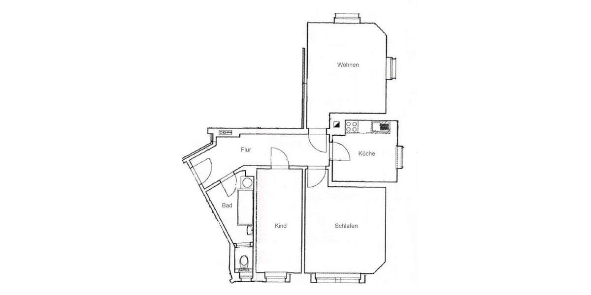 Etagenwohnung Dresden Cotta - 3 Zimmer, 62 m&sup2;, 459&euro; | Angebot:25702901