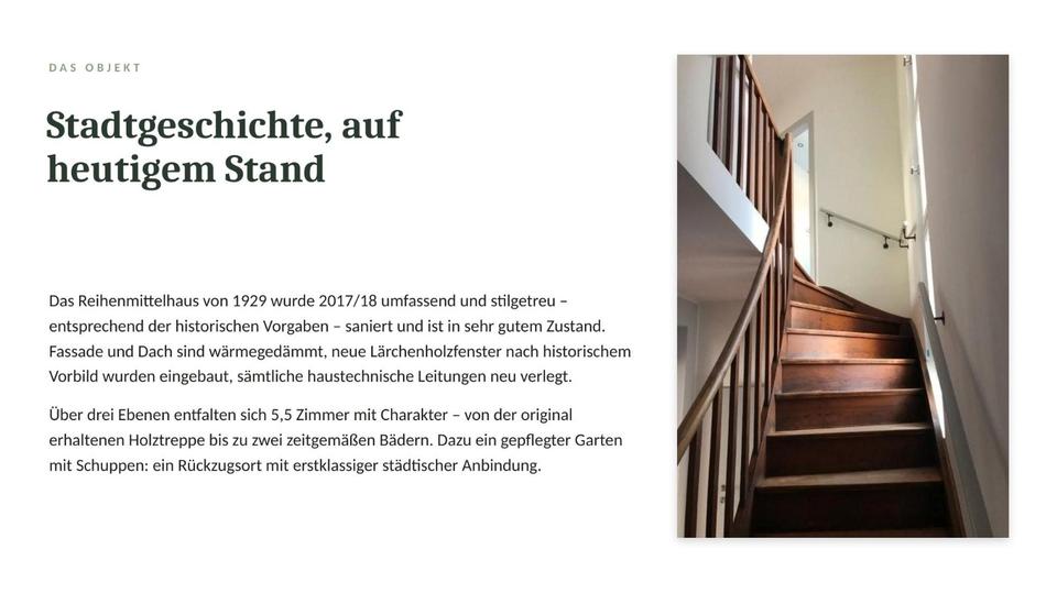 Reihenhaus Dresden Pieschen - 5.5 Zimmer, 116 m&sup2;, 489.000&euro; | Angebot:26945296
