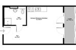 5200971119 - 1-Raum-Apartment mit Loggia, Aufzug und Einbauküche