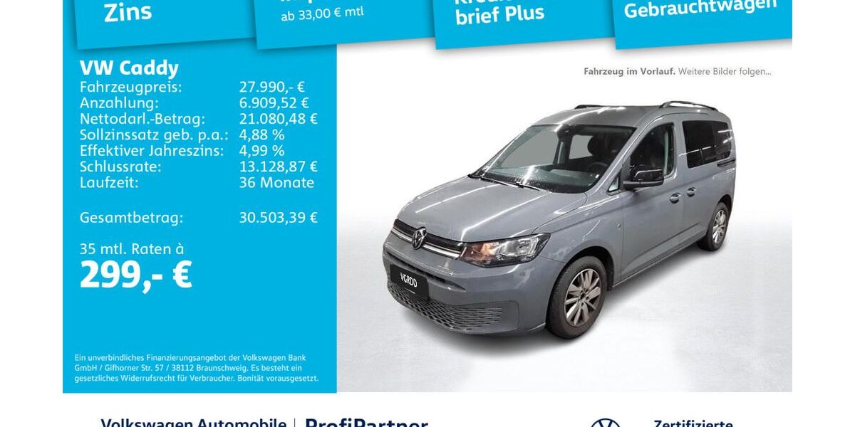 VW Caddy 24.686 km 26.990 &euro; Dresden 01067