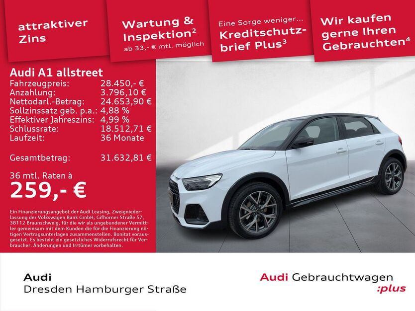 Audi A1 2.216 km 28.450 € Dresden 01067