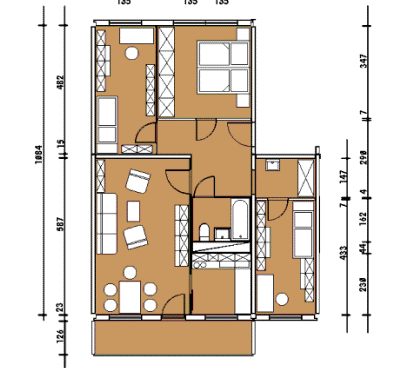 WG-Tip in Strehlen: 4-Zimmer-Wohnung mit Balkon im 5. OG - Etagenwohnung Dresden Strehlen | Angebot:27462588