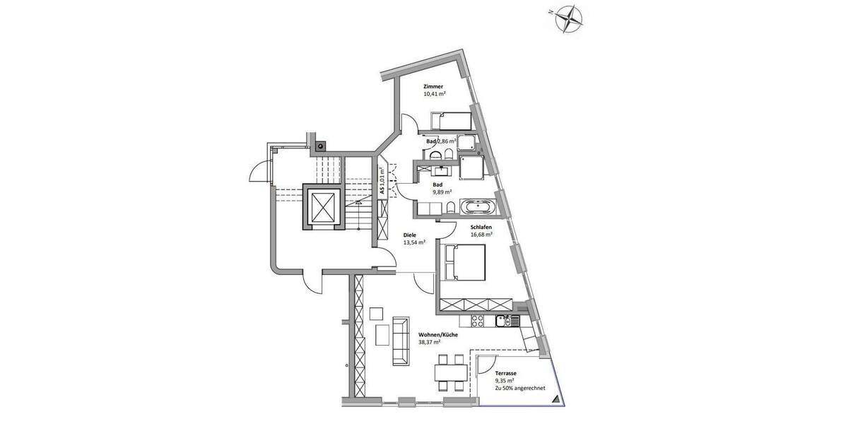 Etagenwohnung Dresden Briesnitz - 3 Zimmer, 97 m&sup2;, 487.200&euro; | Angebot:26451659