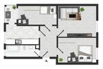 Etagenwohnung Dresden Blasewitz - 3 Zimmer, 56 m&sup2;, 616&euro; | Angebot:26448771
