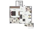 Terrassenwohnung Dresden Cotta - 2 Zimmer, 44 m&sup2;, 428&euro; | Angebot:26459478