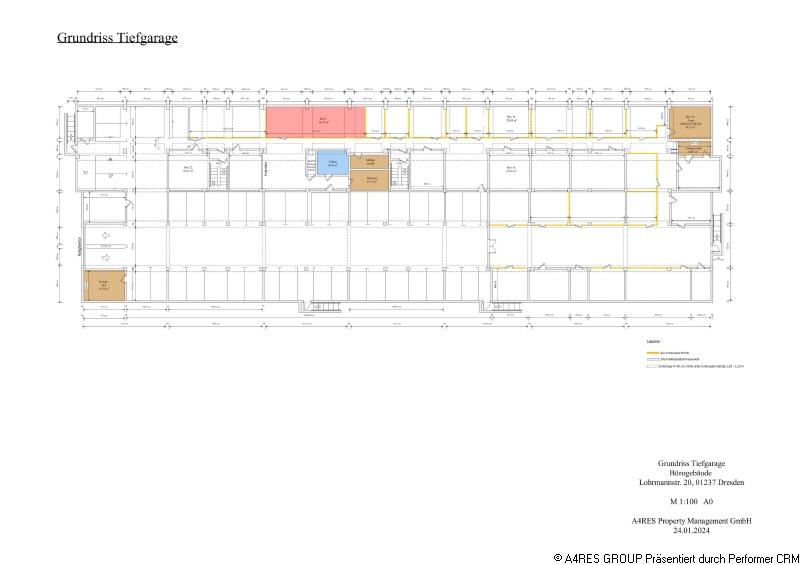 A4RES - große Lagerbox Nr. 04 in der Tiefgarage - 33,16 m² zimmer