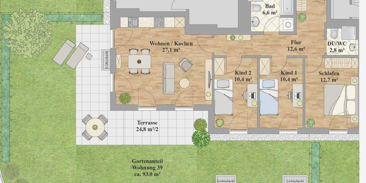 Etagenwohnung Dresden Leubnitz-Neuostra - 4 Zimmer, 95 m&sup2;, 613.200&euro; | Angebot:25690852