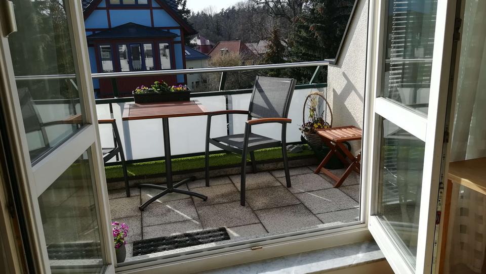 Dachgeschoßwohnung Dresden Loschwitz - 2 Zimmer, 56 m&sup2;, 850&euro; | Angebot:26445796