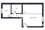 SingleWohnung in Löbtau: EBK + Wanne