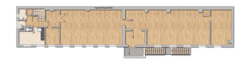 Altstadt-Gewerbe: 300 m² mit Parkplatz! ruhiges Arbeiten im separaten Seitengebäude zimmer