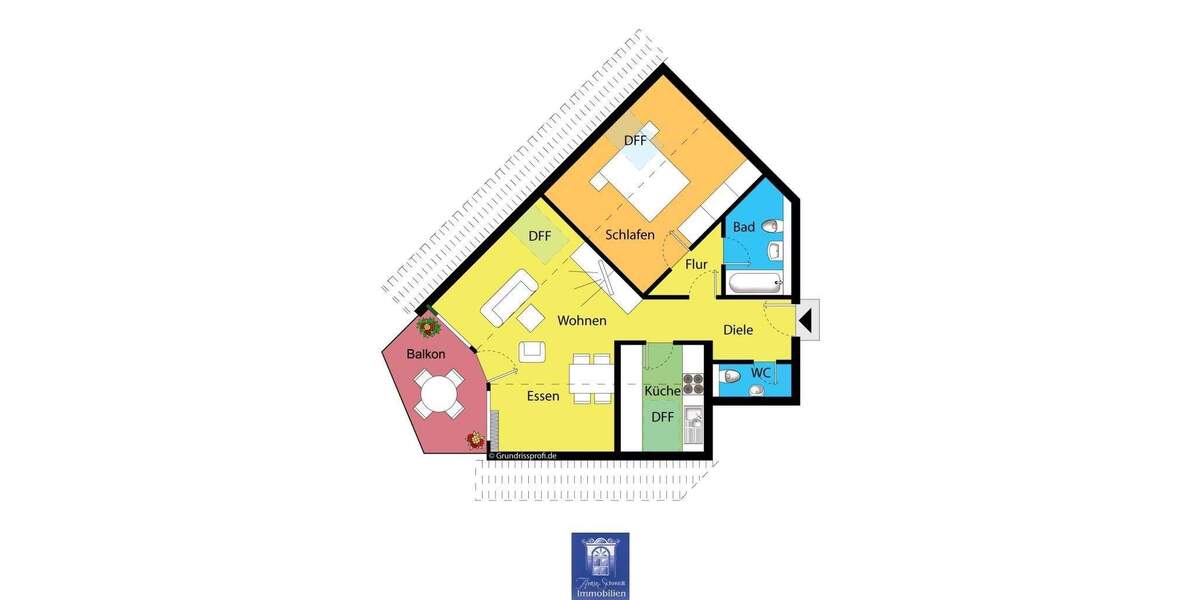 Etagenwohnung Freital - 2 Zimmer, 68 m&sup2;, 125.000&euro; | Angebot:25708986