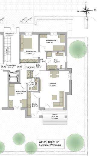 Etagenwohnung Dresden Striesen-Süd - 4 Zimmer, 109 m&sup2;, 545.000&euro; | Angebot:26674234