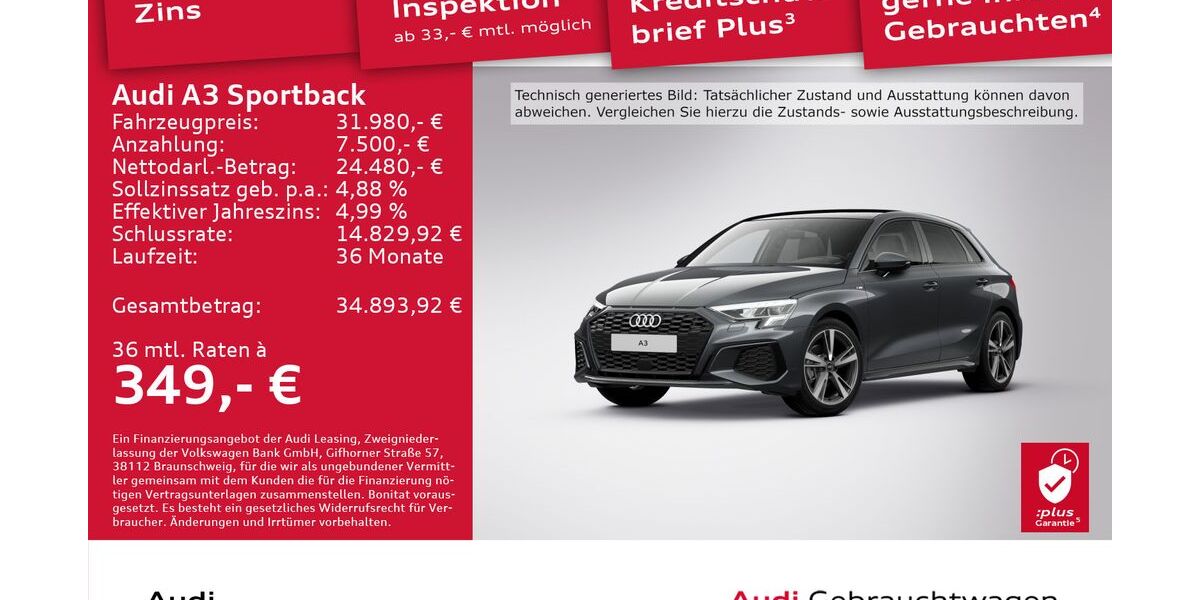 Audi A3 22.870 km 30.980 &euro; Dresden 01169