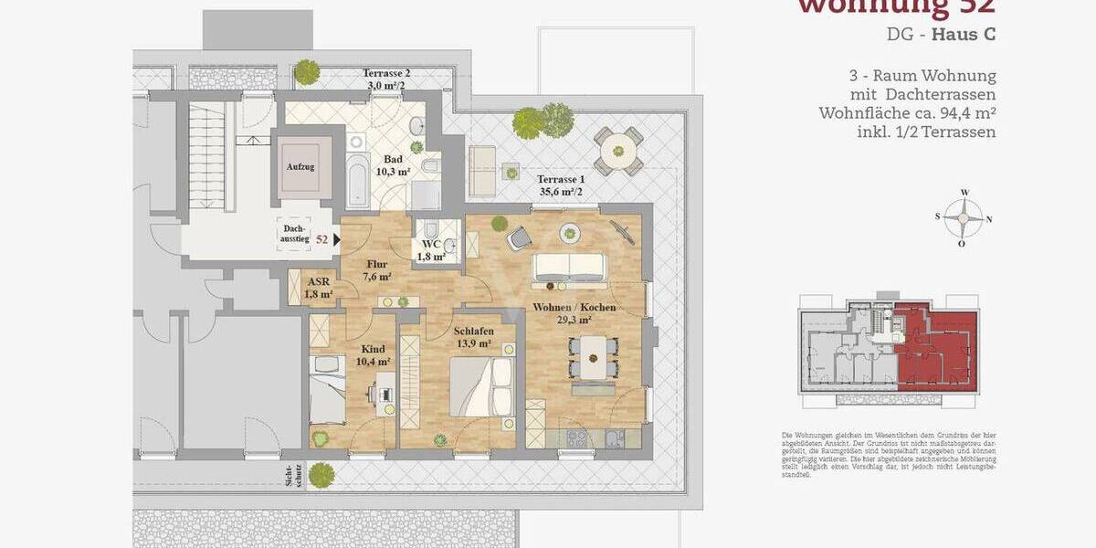 Etagenwohnung Dresden Leubnitz-Neuostra - 3 Zimmer, 94 m&sup2;, 676.100&euro; | Angebot:25735145