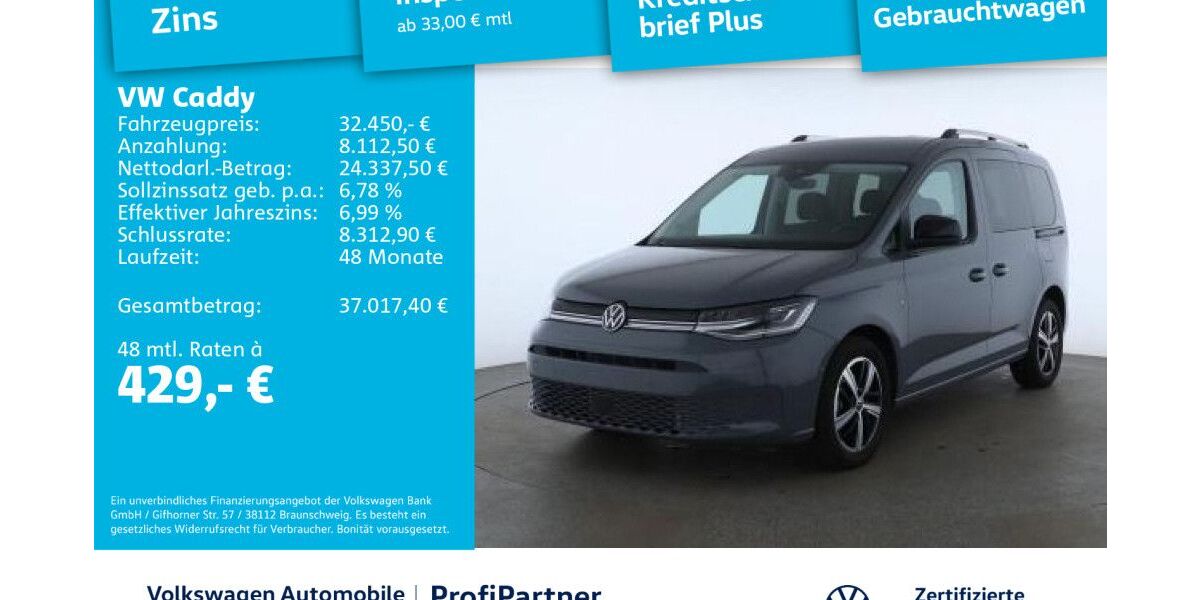 VW Caddy 7.263 km 32.450 &euro; Dresden 01067