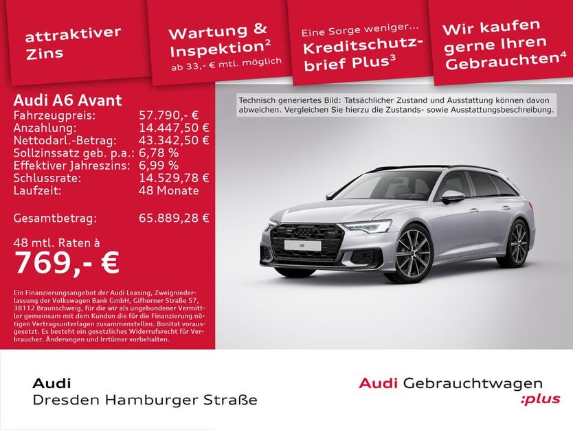 Audi A6 20.438 km 56.890 € Dresden 01067