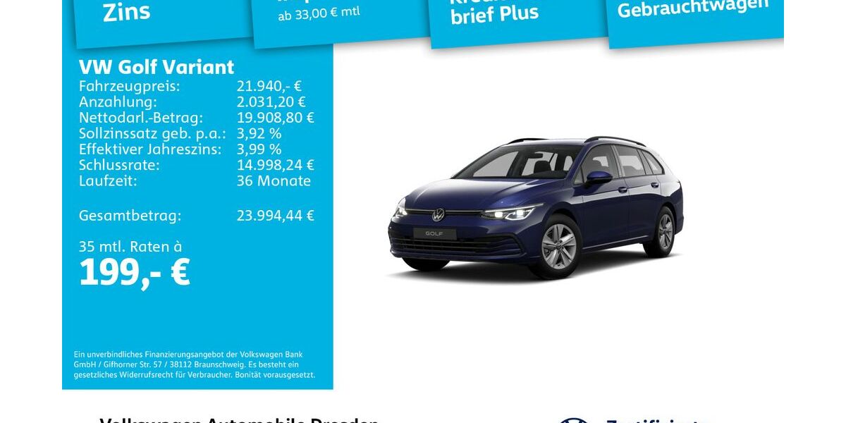 VW Golf 30.377 km 21.450 &euro; Dresden 01067