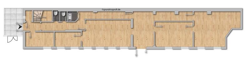 Altstadt-Gewerbe: 300 m² mit Parkplatz! ruhiges Arbeiten im separaten Seitengebäude zimmer