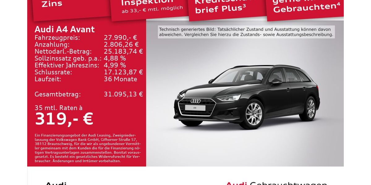 Audi A4 63.526 km 26.990 &euro; Dresden 01067