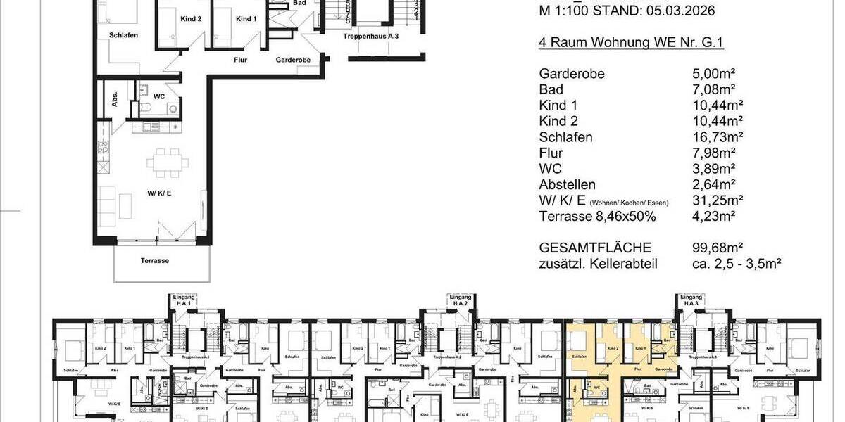 Etagenwohnung Heidenau - 4 Zimmer, 99 m&sup2;, 447.800&euro; | Angebot:26556351