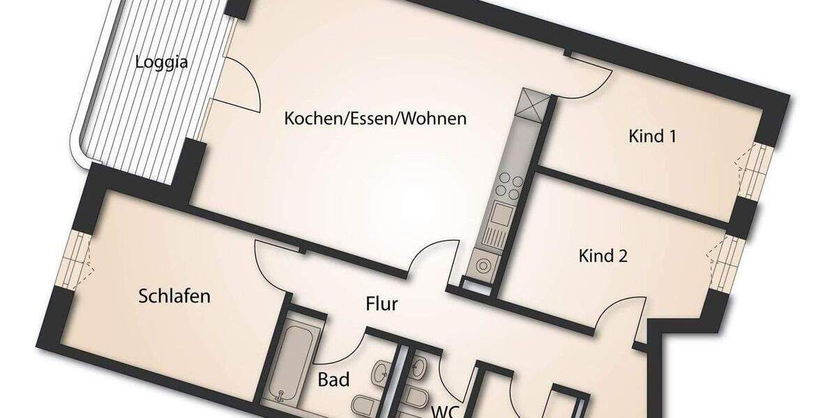 Etagenwohnung Dresden / Leipziger Vorstadt Leipziger Vorstadt - 4 Zimmer, 105 m&sup2;, 623.700&euro; | Angebot:25802995