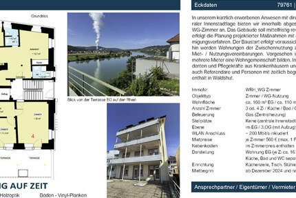 WG Zimmer 4er WG Waldshut-Tiengen zentrale Innenstadtlage
