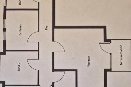 Gepflegte 4-Zimmer-Wohnung mit Balkon in Leubnitz-Neuostra 4 zimmer