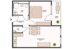 Etagenwohnung Dresden Johannstadt-Nord - 2 Zimmer, 55 m&sup2;, 795&euro; | Angebot:26570685