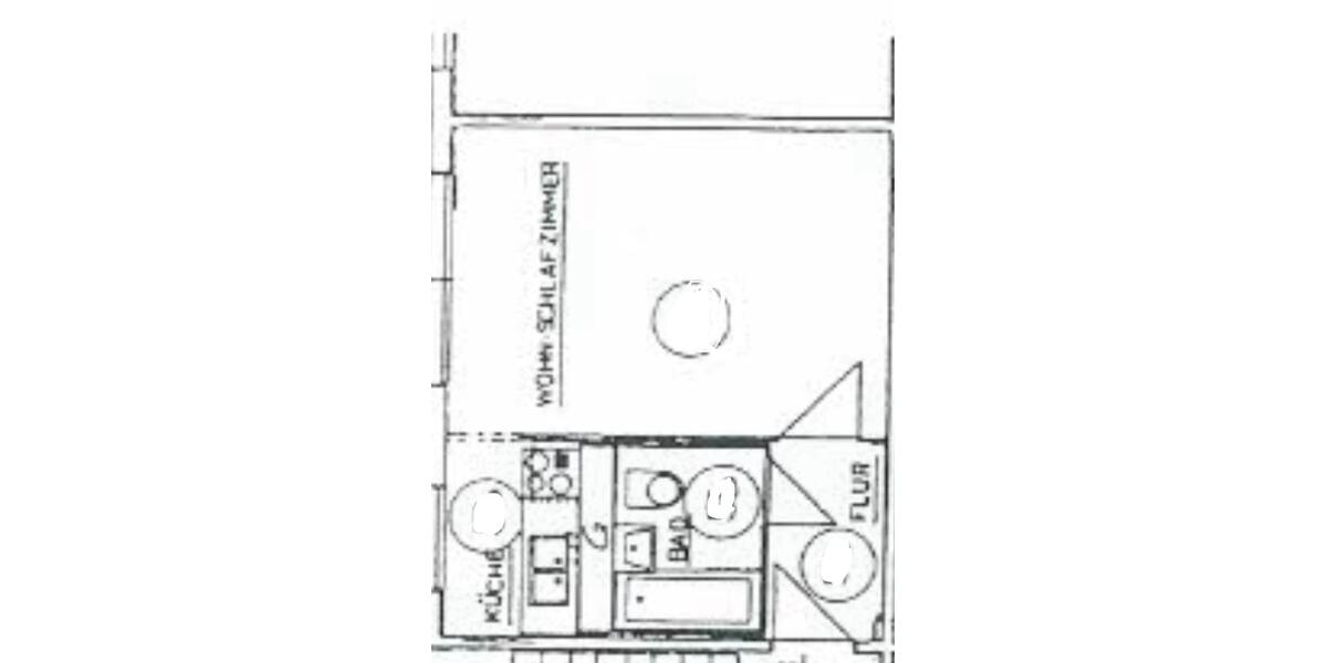 Erdgeschoßwohnung Dresden Cotta - 1 Zimmer, 27 m&sup2;, 85.000&euro; | Angebot:27506585