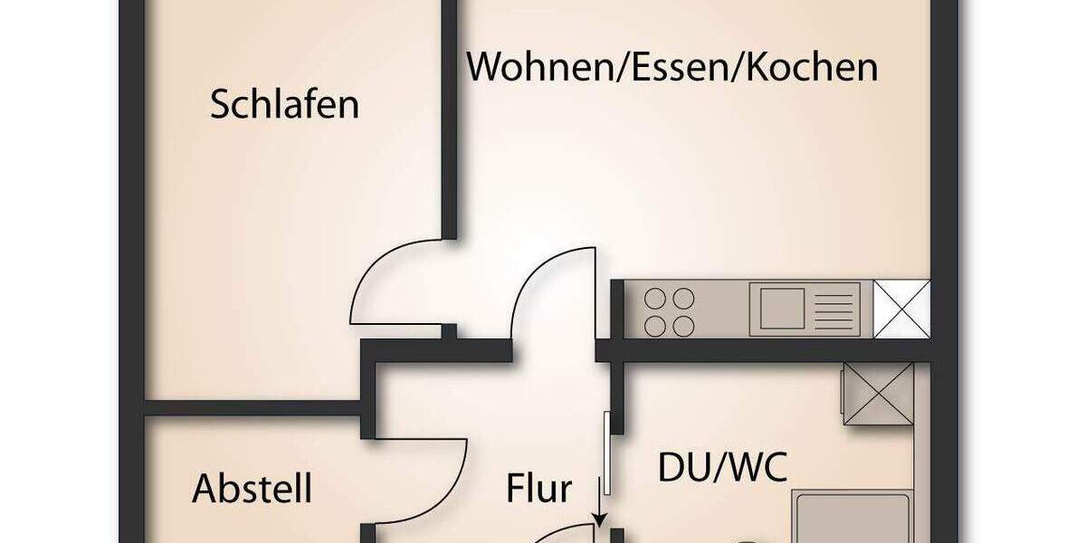Etagenwohnung Dresden / Plauen Südvorstadt-West - 2 Zimmer, 54 m&sup2;, 350.000&euro; | Angebot:25708325