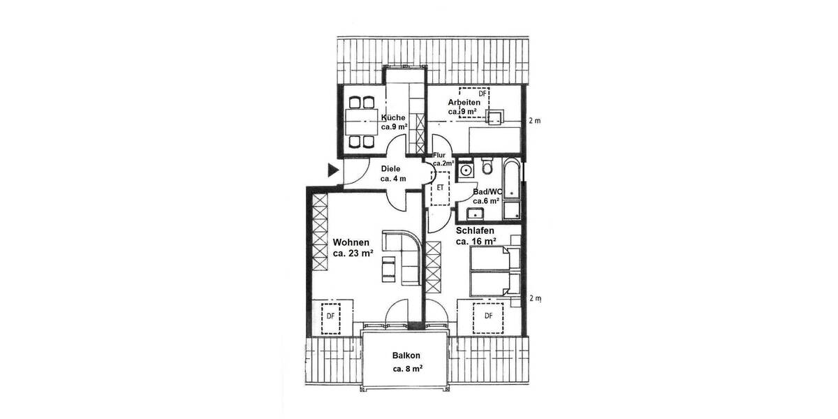 Etagenwohnung Freital - 3 Zimmer, 70 m&sup2;, 159.000&euro; | Angebot:26804040