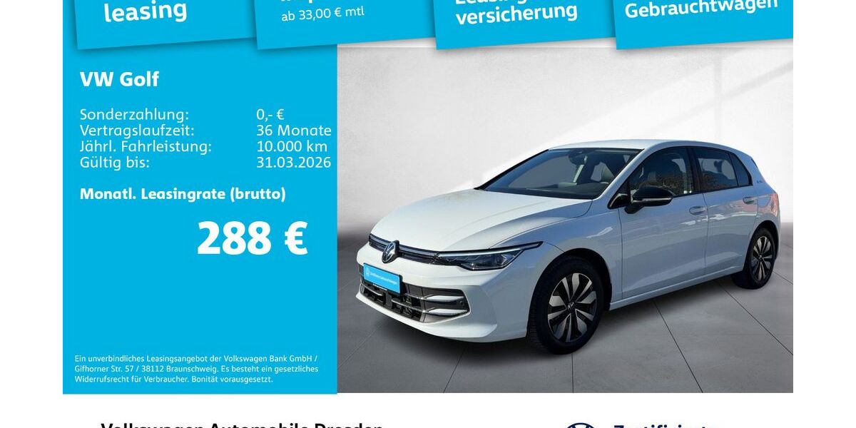 VW Golf 13.513 km 29.490 &euro; Dresden 01067
