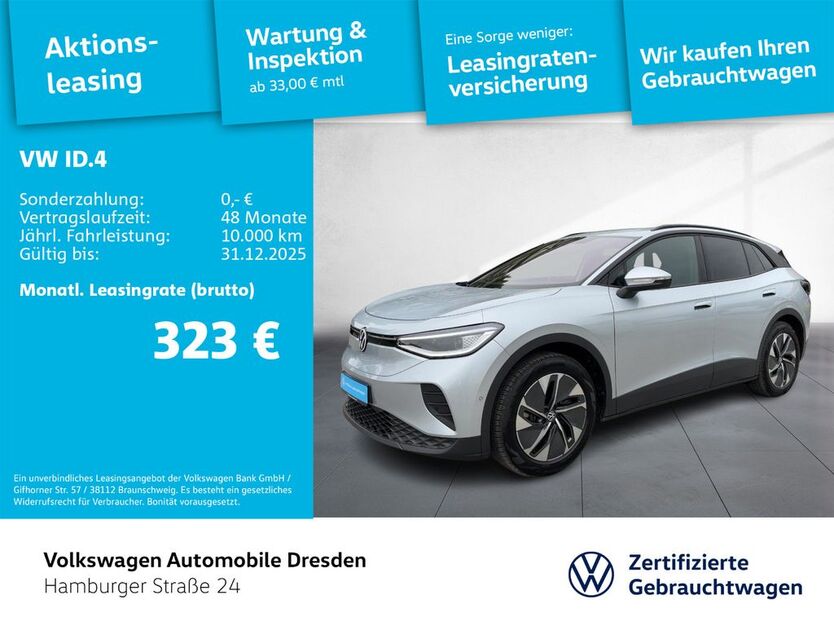 VW ID.4 8.338 km 33.890 € Dresden 01067