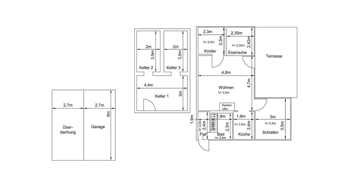 Bungalow Dresden Loschwitz - 3 Zimmer, 60 m&sup2;, 200.000&euro; | Angebot:25961758