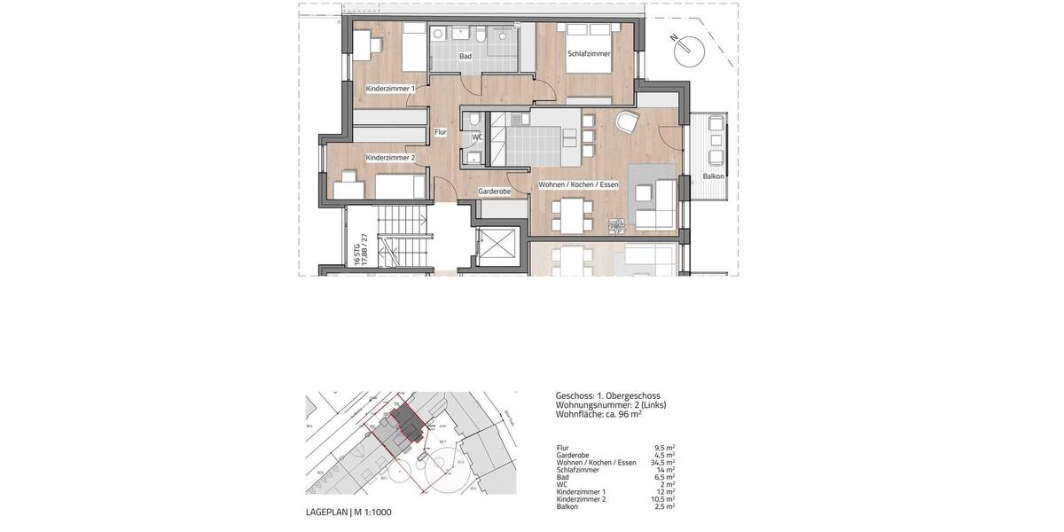 Etagenwohnung Dresden Laubegast - 4 Zimmer, 96 m&sup2;, 545.000&euro; | Angebot:25738471
